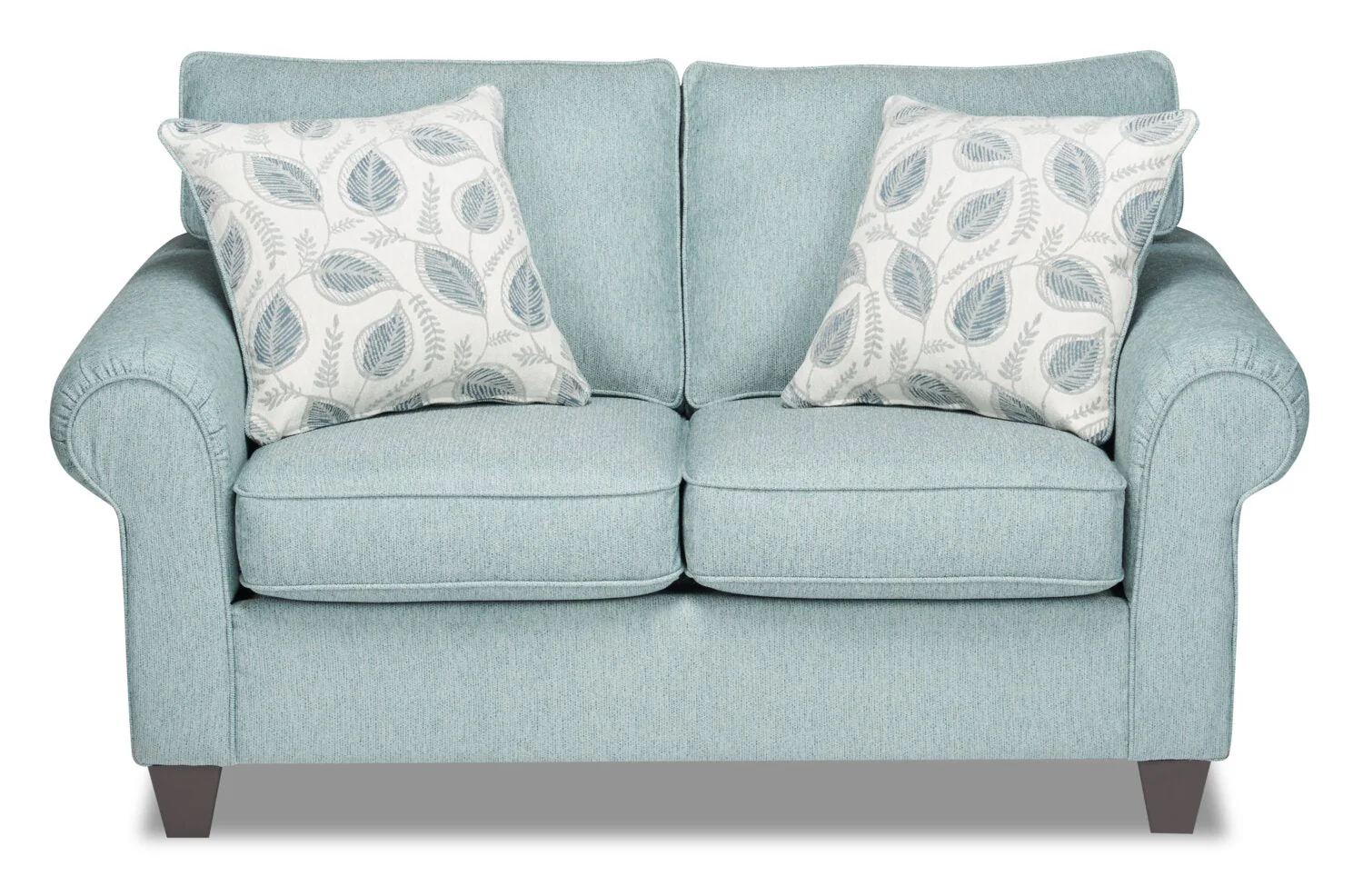 Minstrel Chenille Loveseat - Marine