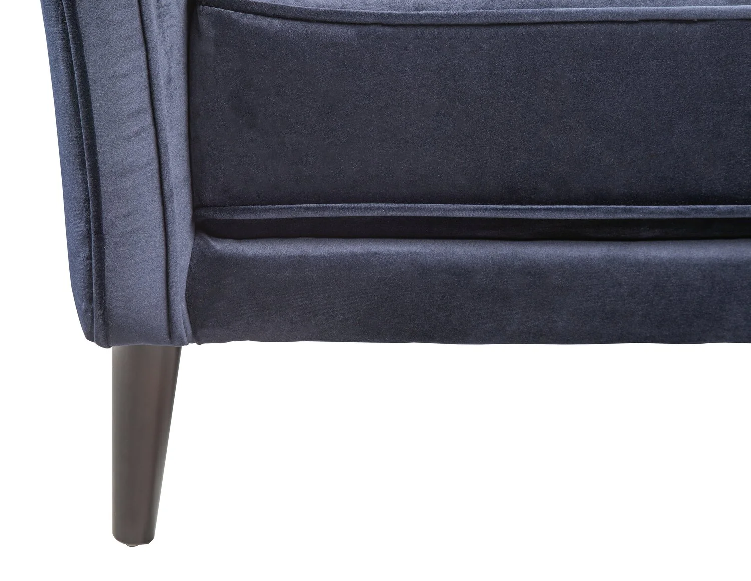 Mocon Velvet Accent Chair - Blue - Image 5