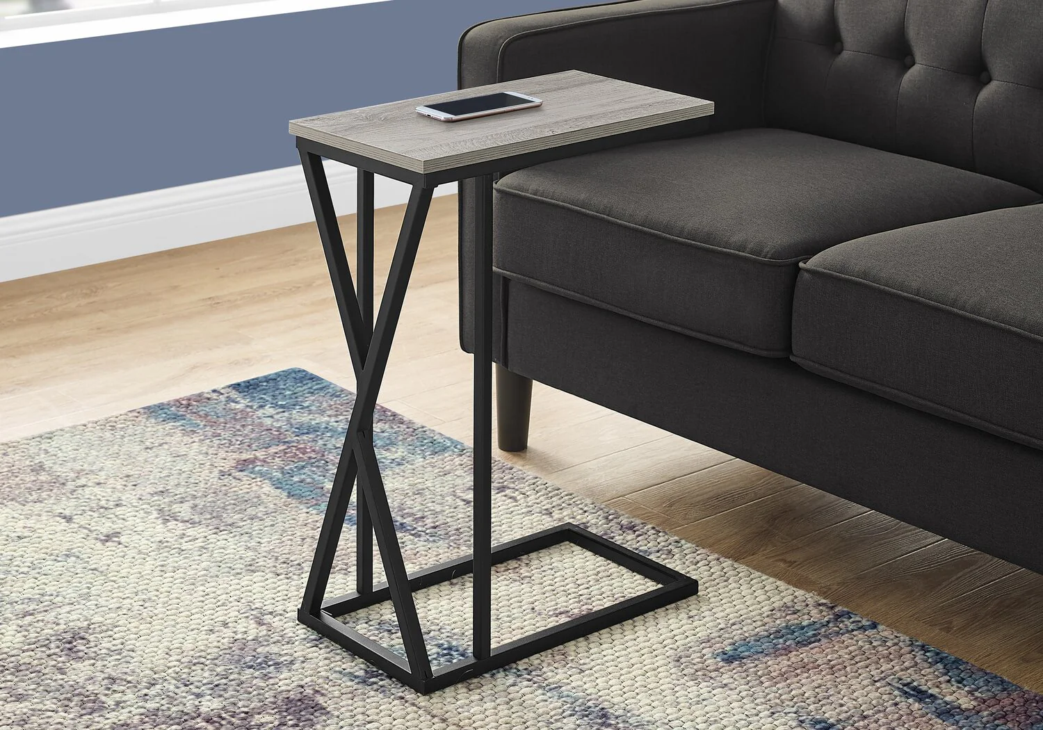 Modal Chairside Table - Grey - Image 3