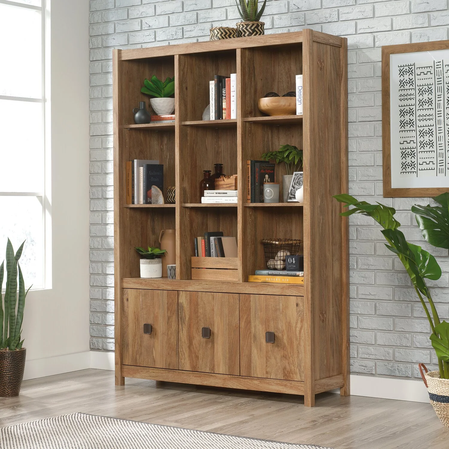 Moura Bookcase with Storage - Sindoori Mango - Image 7
