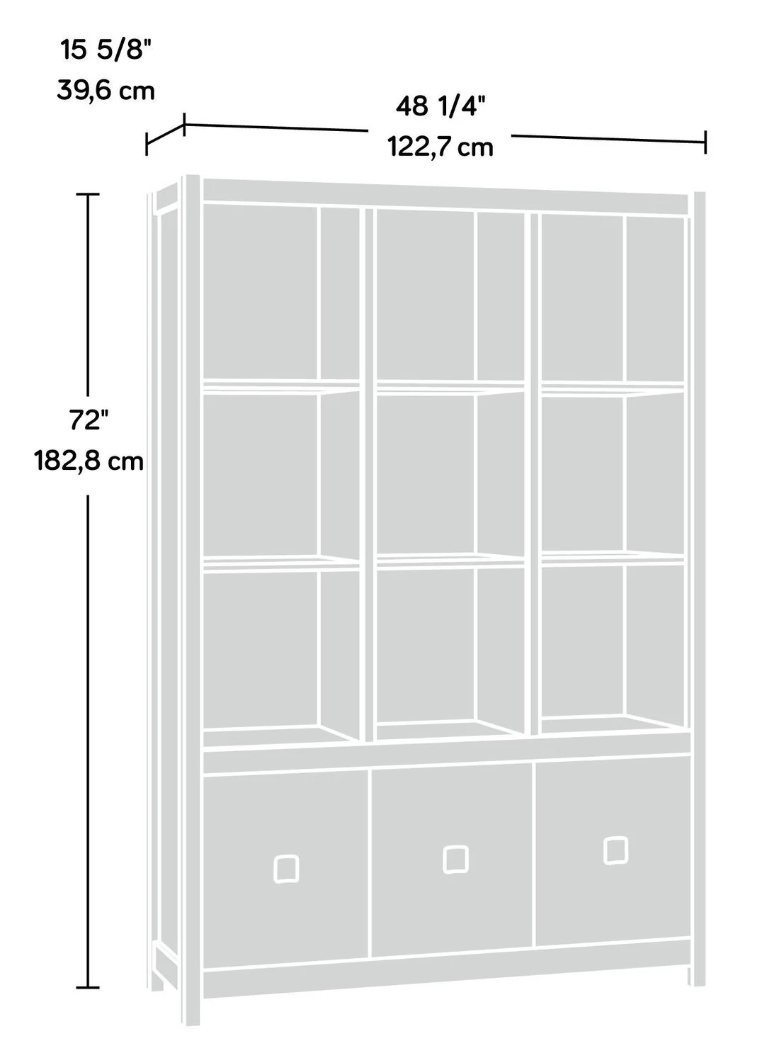 Moura Bookcase with Storage - Sindoori Mango - Image 9