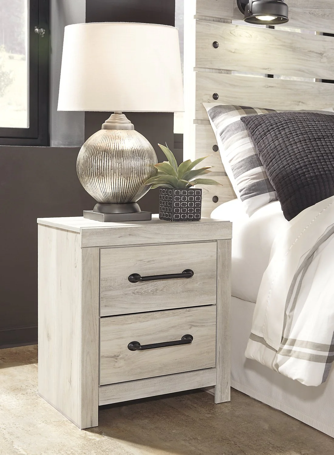 Naylon 5-Piece Full Bedroom Set - White - Image 5