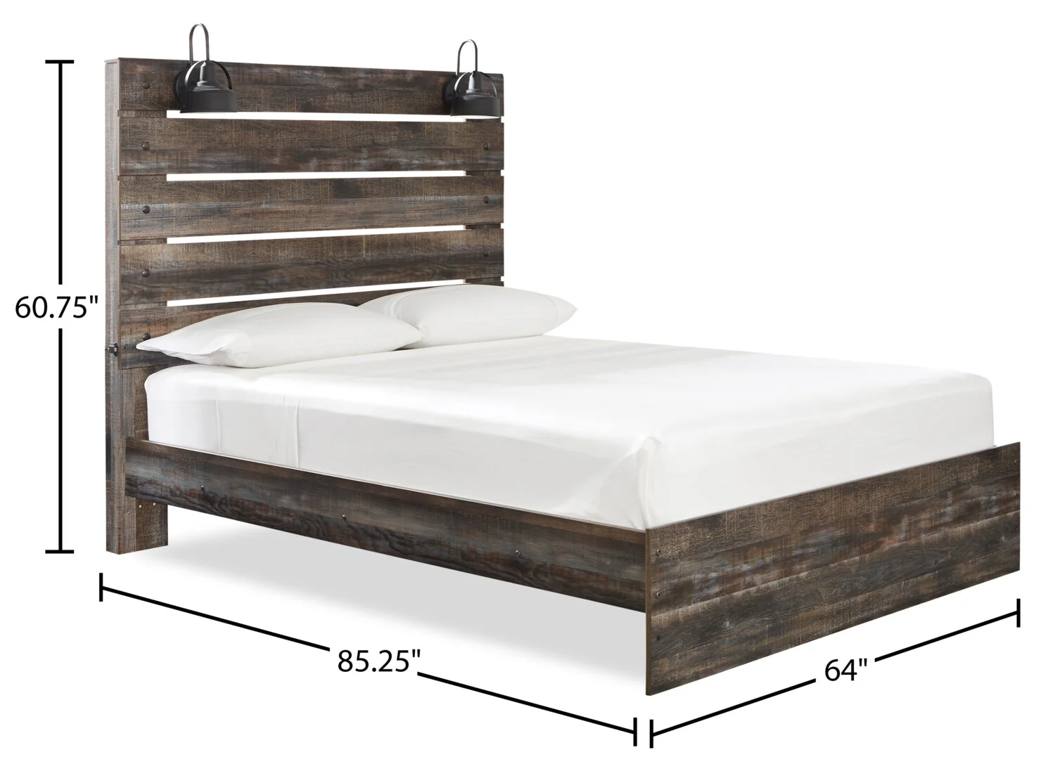 Naylon 5-Piece Queen Bedroom Set - Brown - Image 7