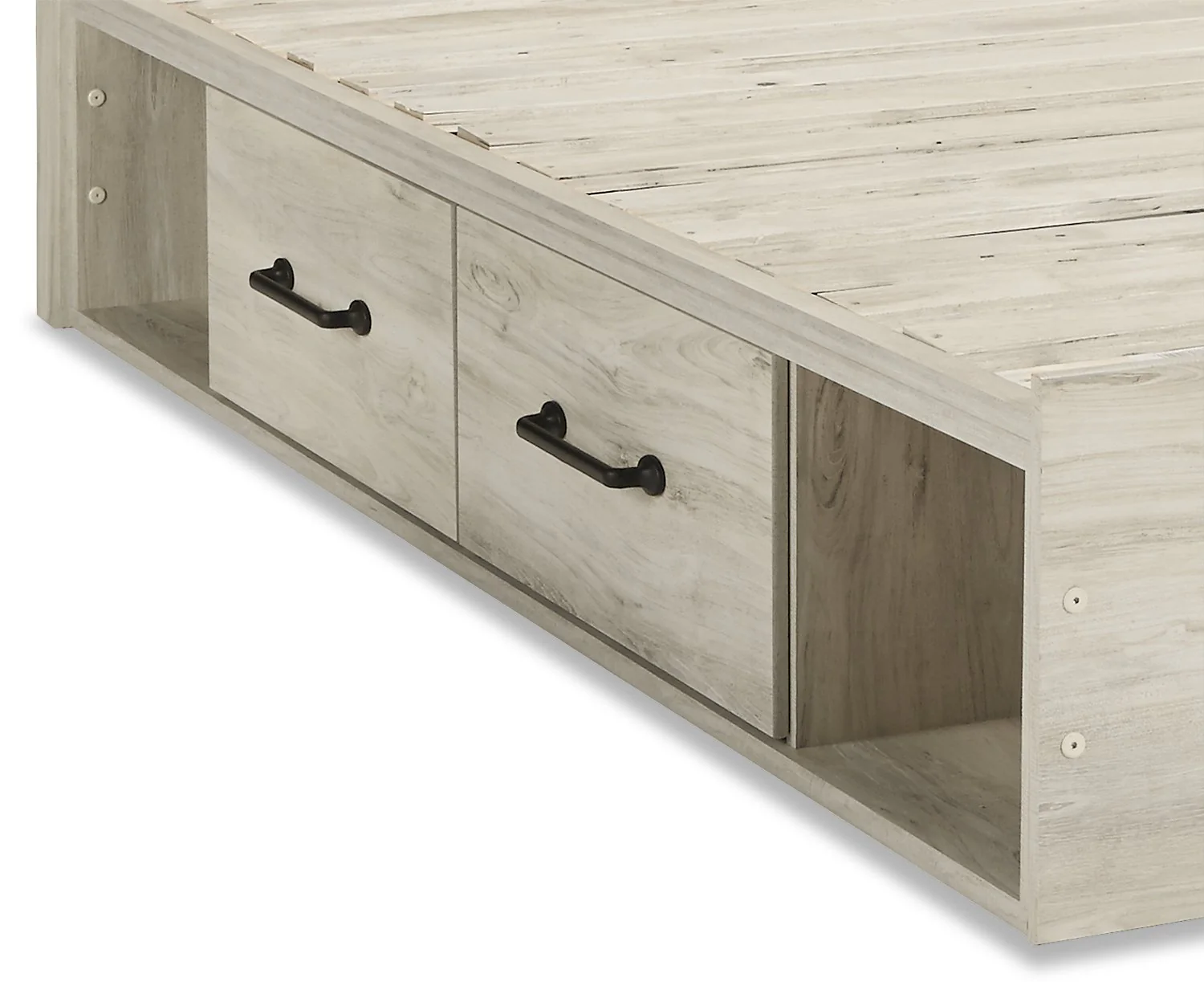 Naylon 5-Piece Queen Bedroom Set with Side Storage - White - Image 4