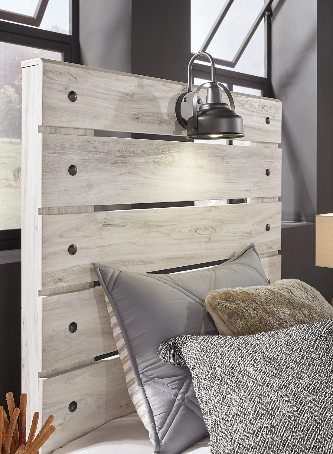 Naylon 6-Piece Full Bedroom Set - White - Image 4