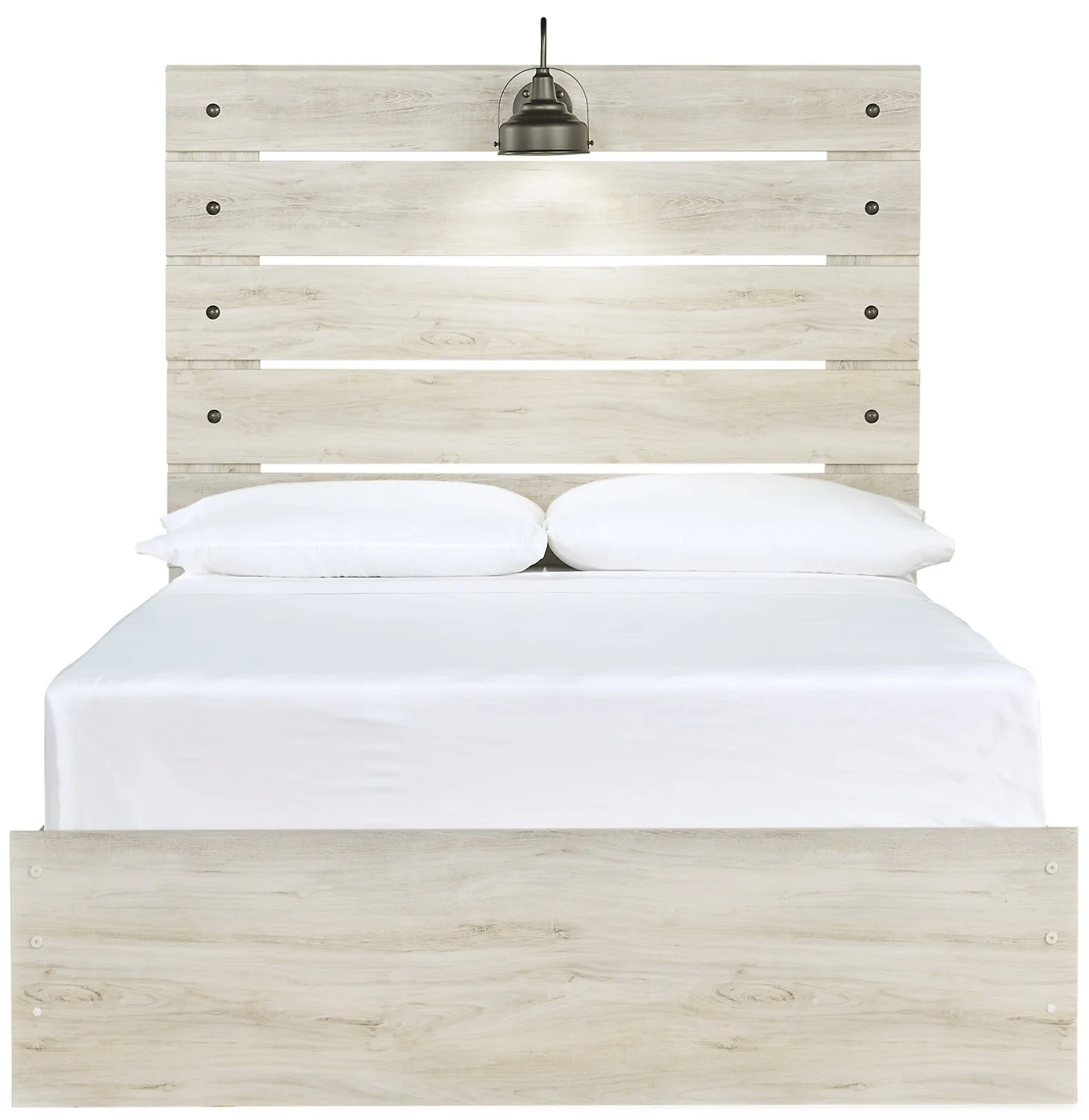 Naylon Full Panel Bed - White - Image 2