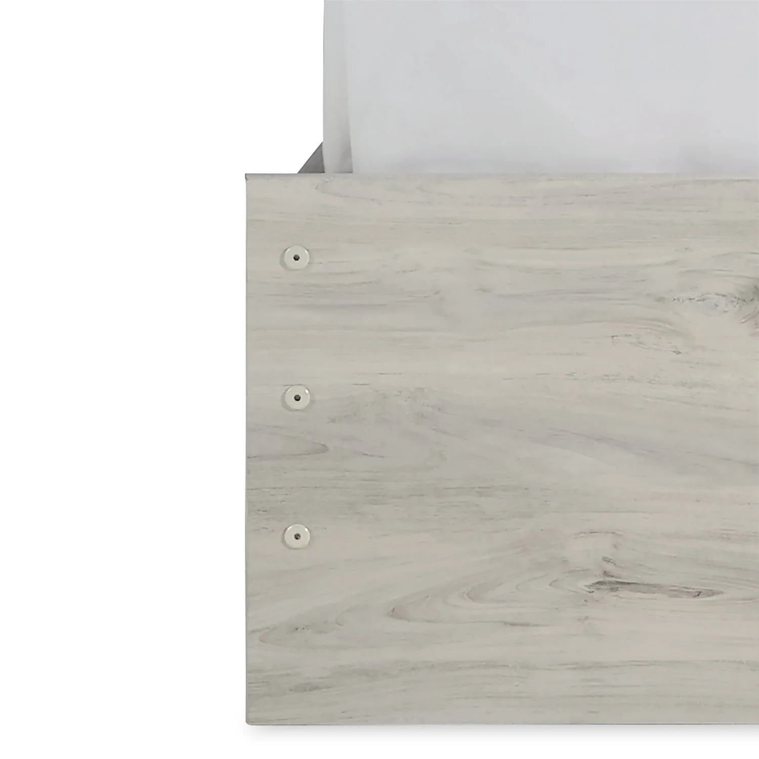Naylon King Panel Bed - White - Image 6