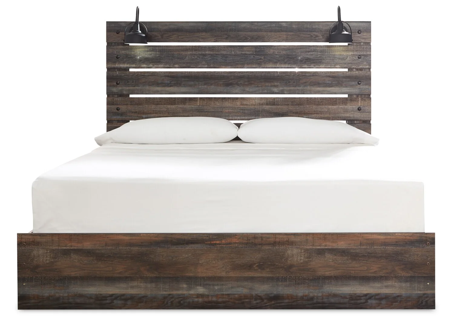 Naylon King Side Storage Bed - Brown - Image 2