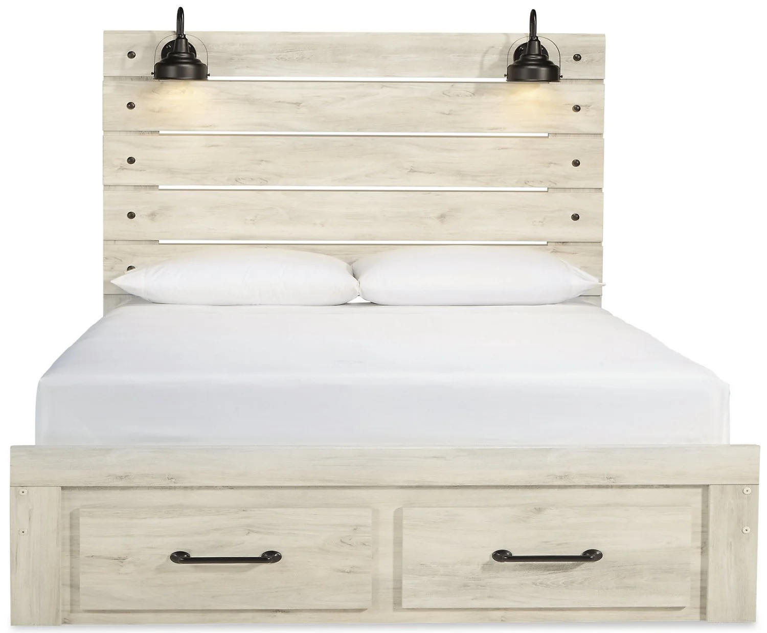 Naylon King Storage Bed - White - Image 3