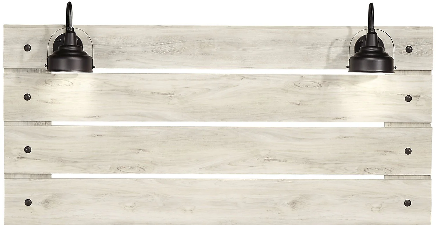 Naylon Queen Panel Bed - White - Image 6
