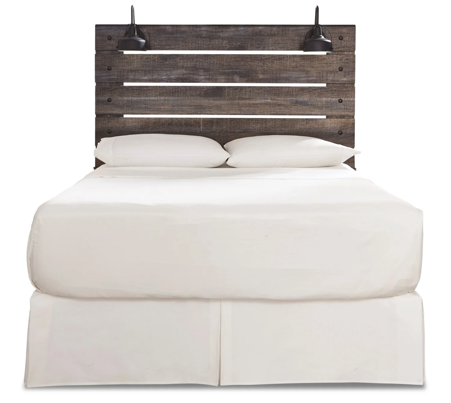 Naylon Queen Panel Headboard - Brown - Image 3