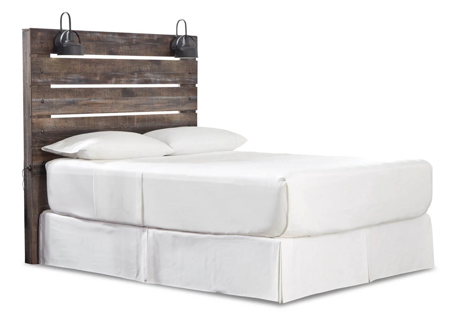 Naylon Queen Panel Headboard - Brown - Image 4