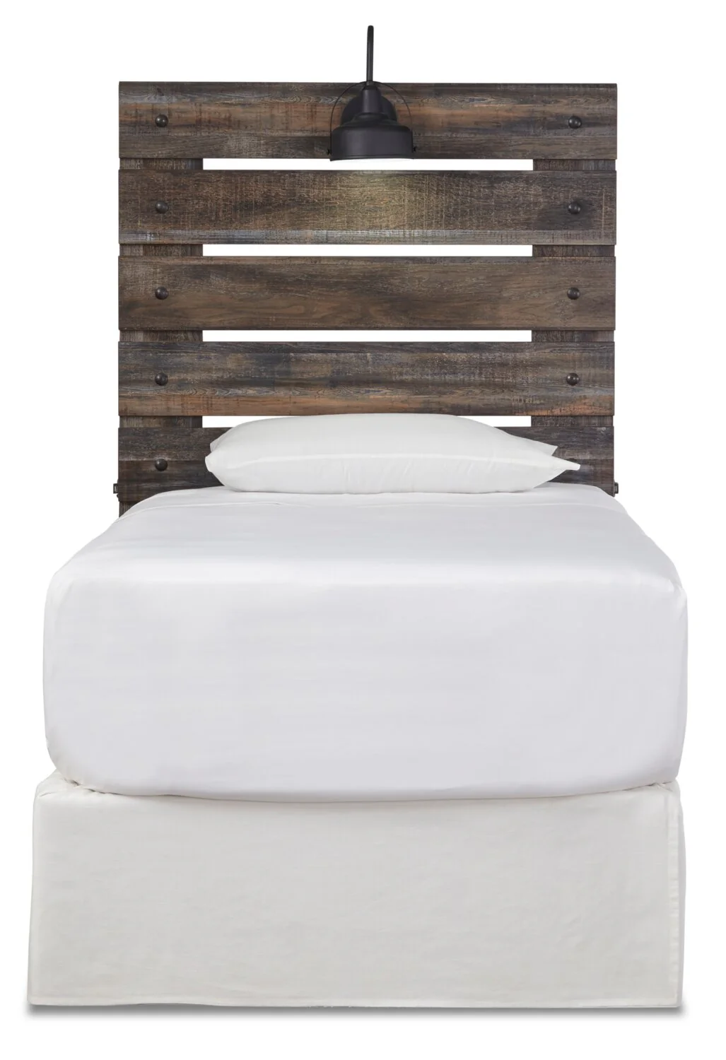 Naylon Twin Panel Headboard - Brown - Image 3