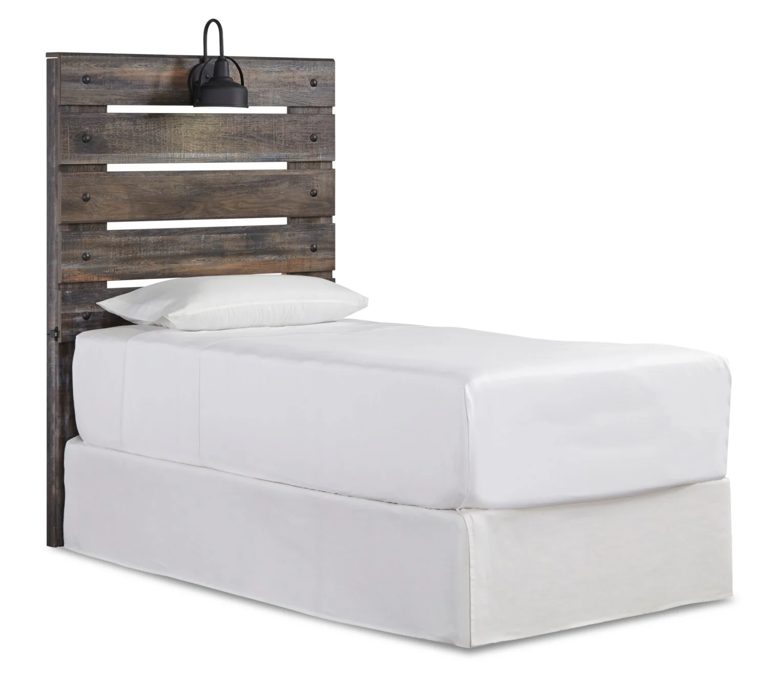 Naylon Twin Panel Headboard - Brown - Image 4
