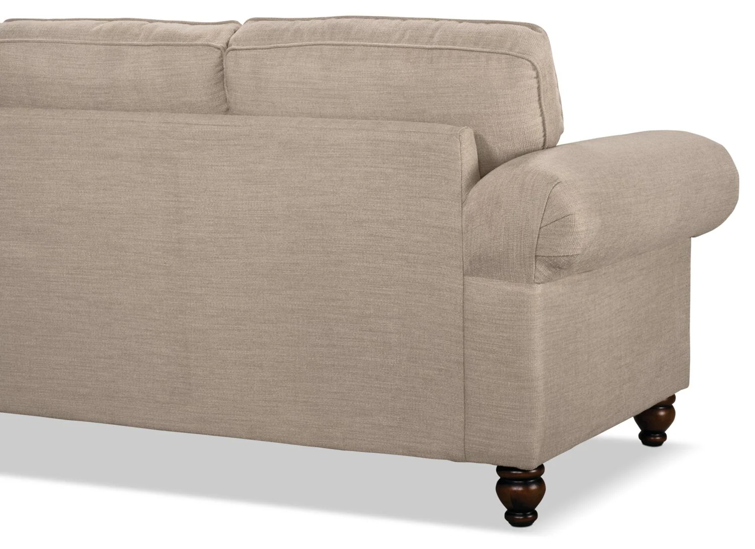 Norden Chenille Loveseat - Beige - Image 3