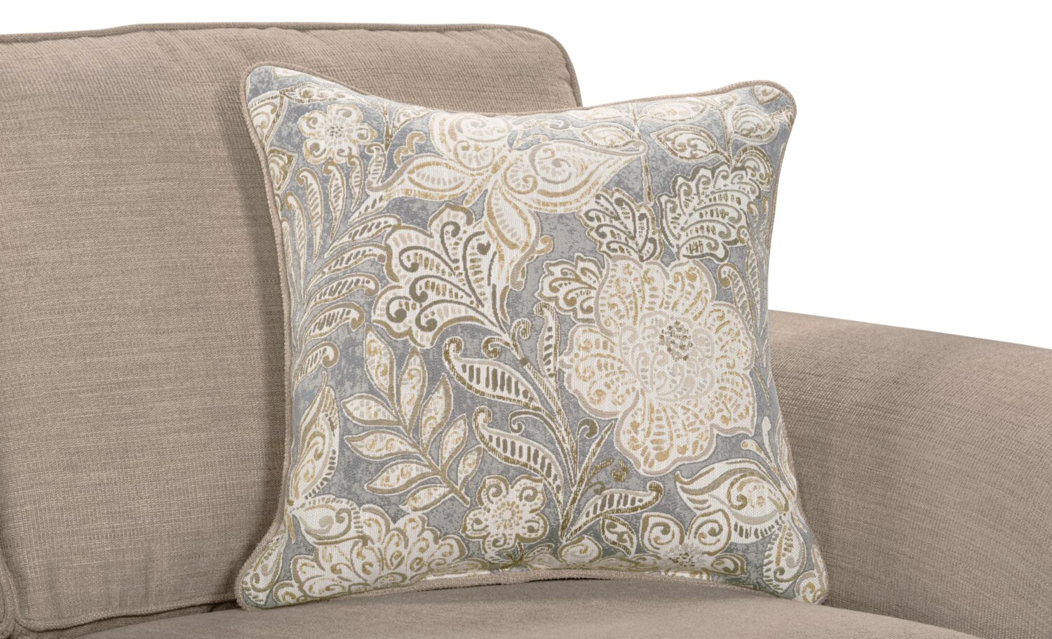 Norden Chenille Loveseat - Beige - Image 6