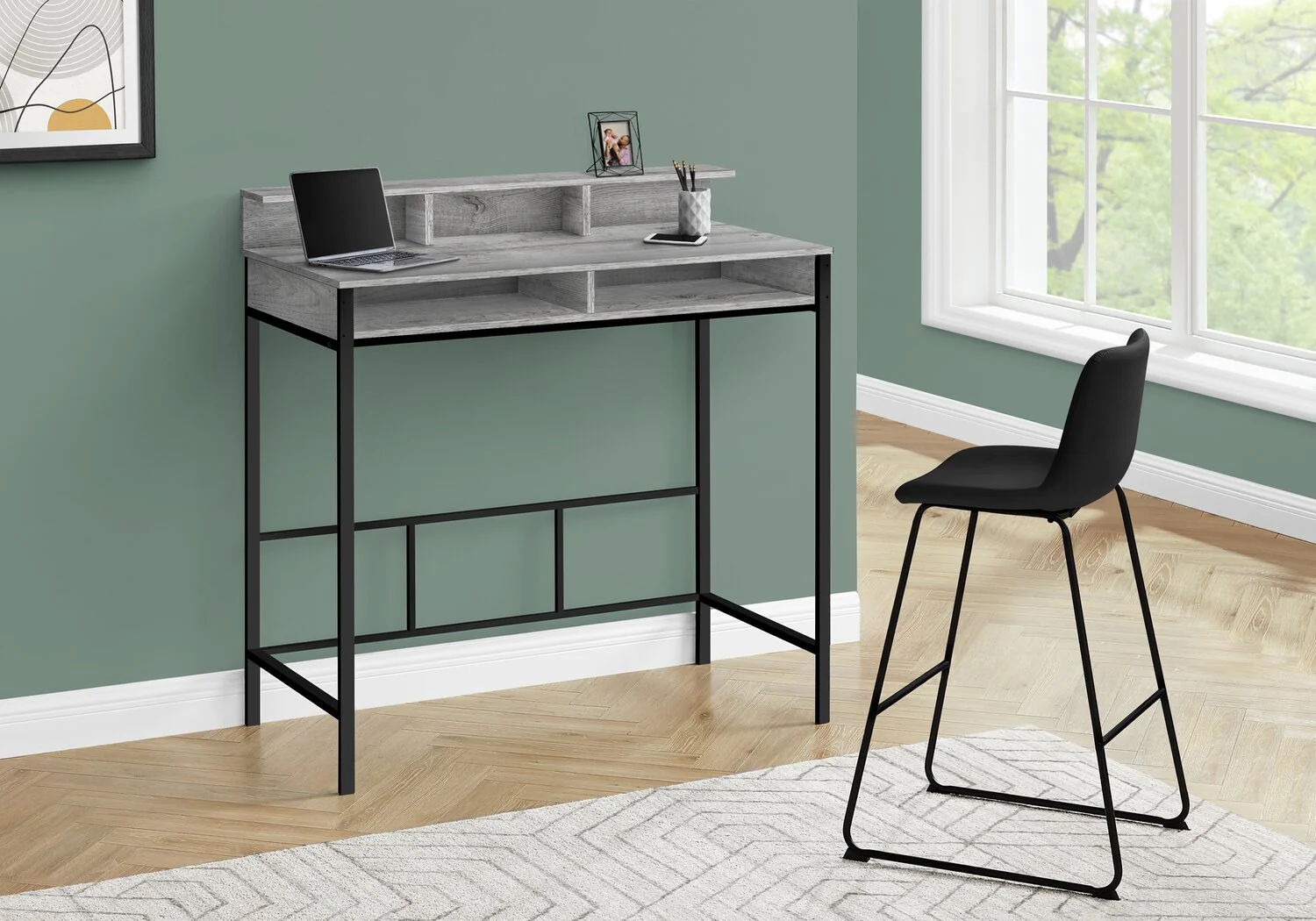 Nori Standing Desk - Grey - Image 3