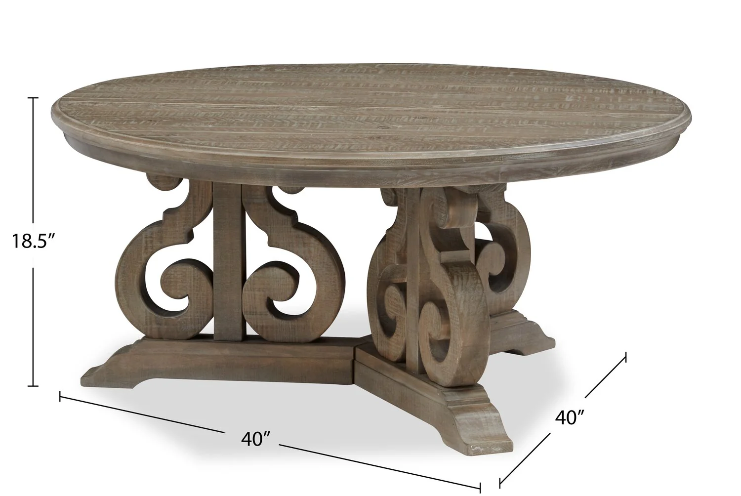 North Dale Round Coffee Table - Image 6