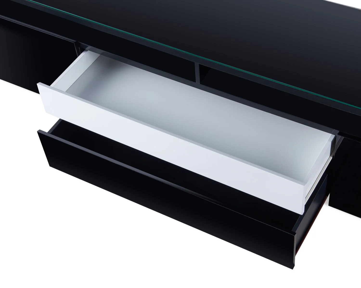 Odele 68" TV Stand - Black - Image 4