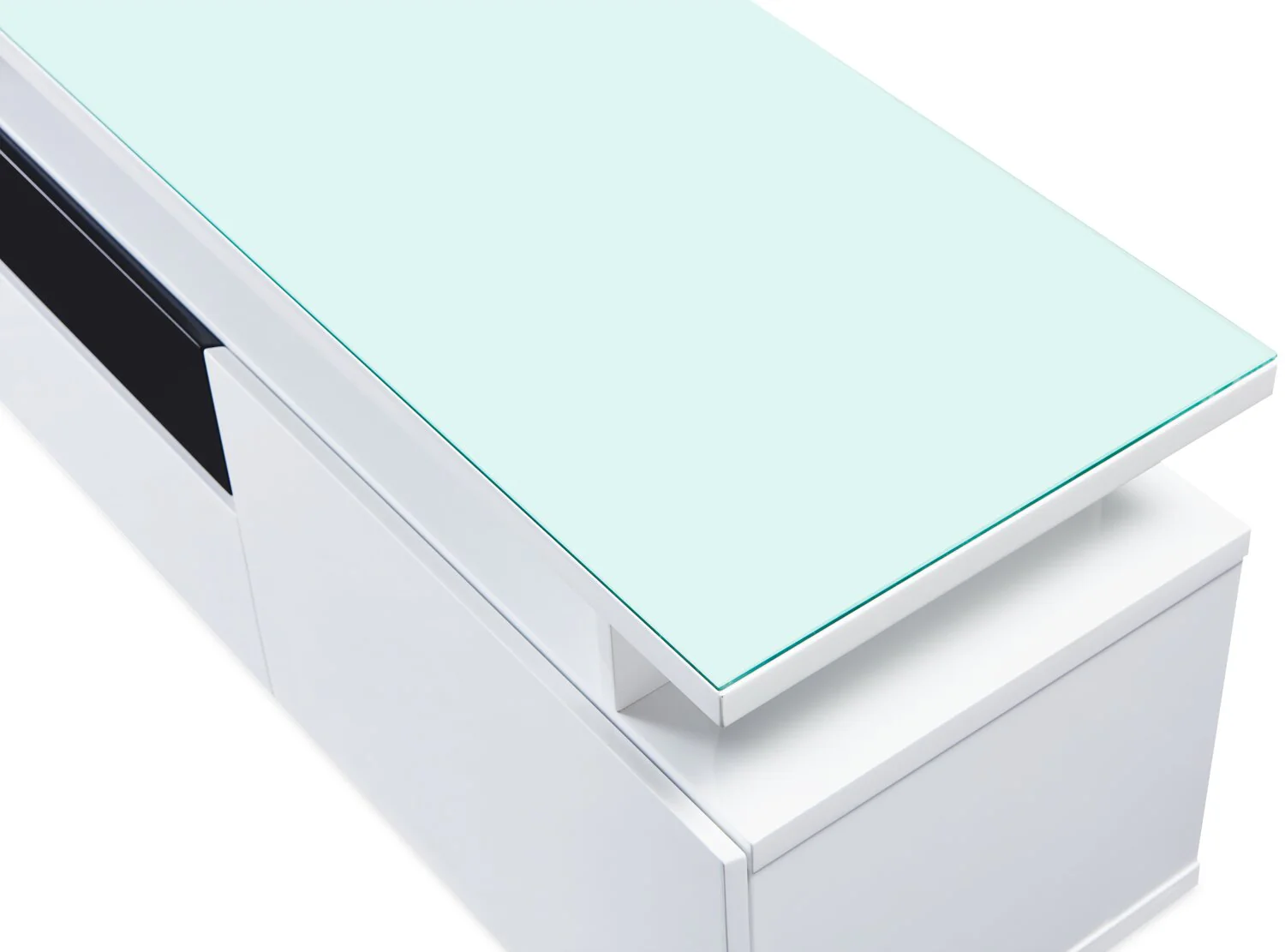 Odele 78" TV Stand - White - Image 6
