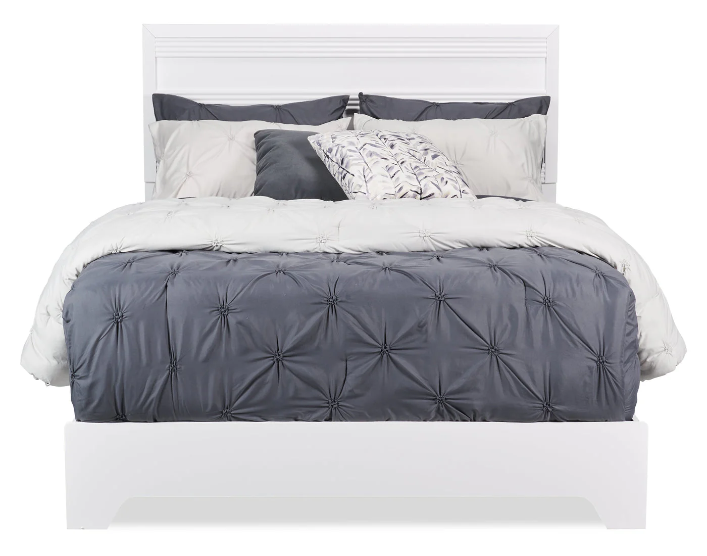 Odense 5-Piece Queen Bedroom Set - White - Image 3