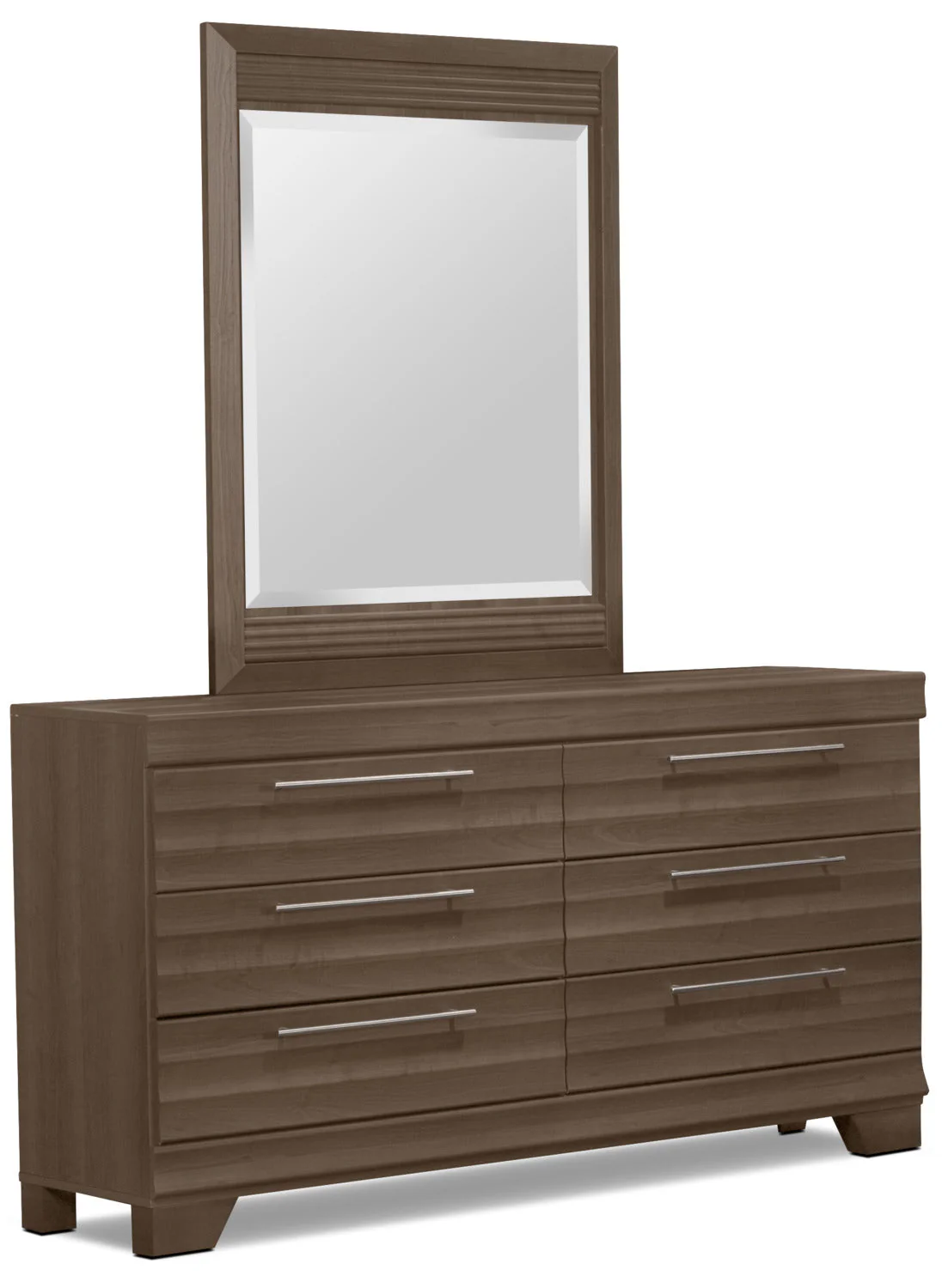 Odense 6-Piece Queen Storage Bedroom Set - Grey - Image 2