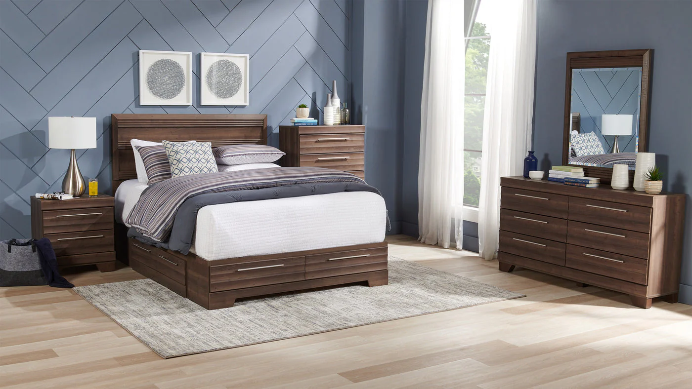 Odense Full Storage Bed - Grey - Image 3
