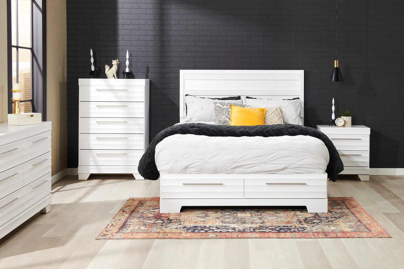 Odense Night Table - White - Image 5