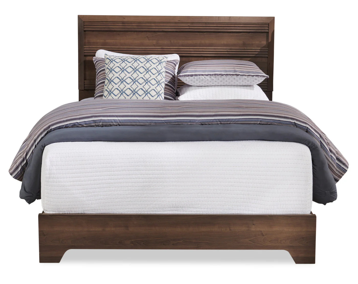 Odense Queen Bed - Grey - Image 2