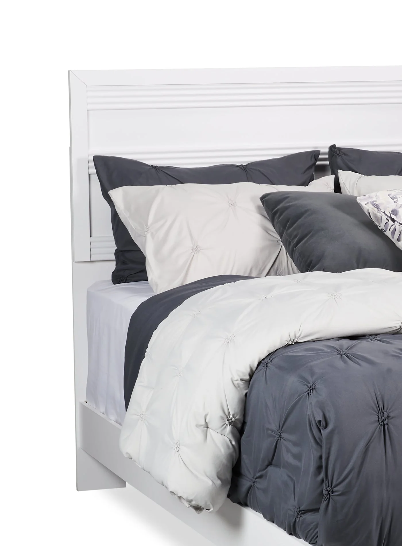 Odense Queen Bed - White - Image 5