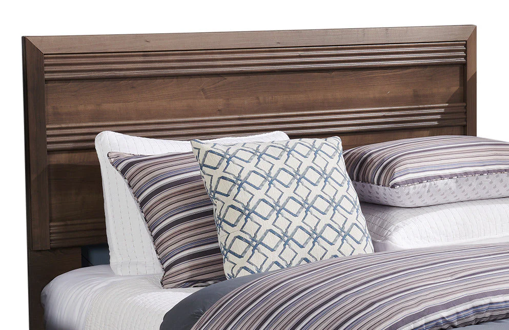 Odense Queen Panel Headboard - Grey - Image 3