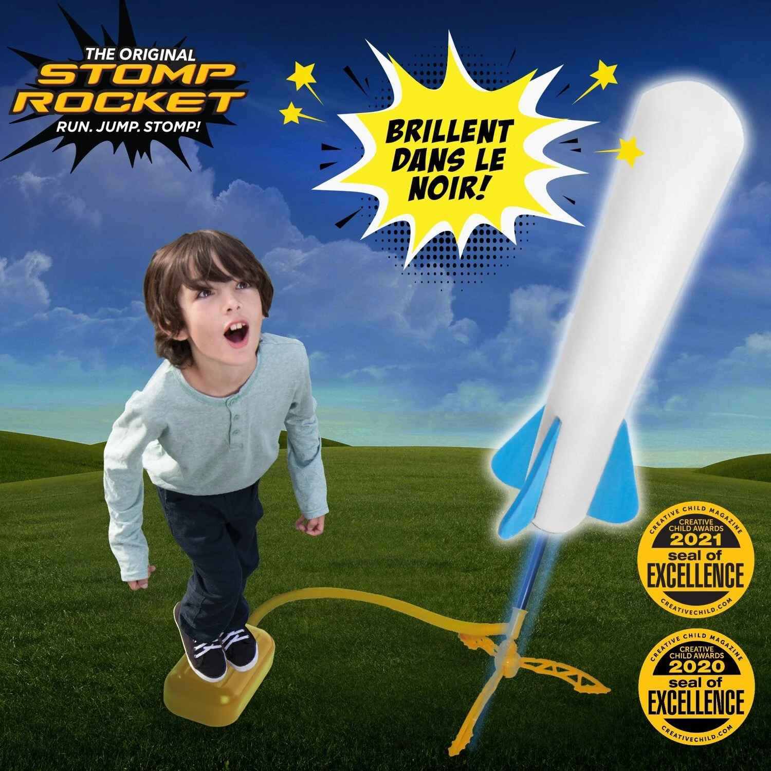 Original Stomp Rocket® Jr. Glow™ Rockets - Image 5