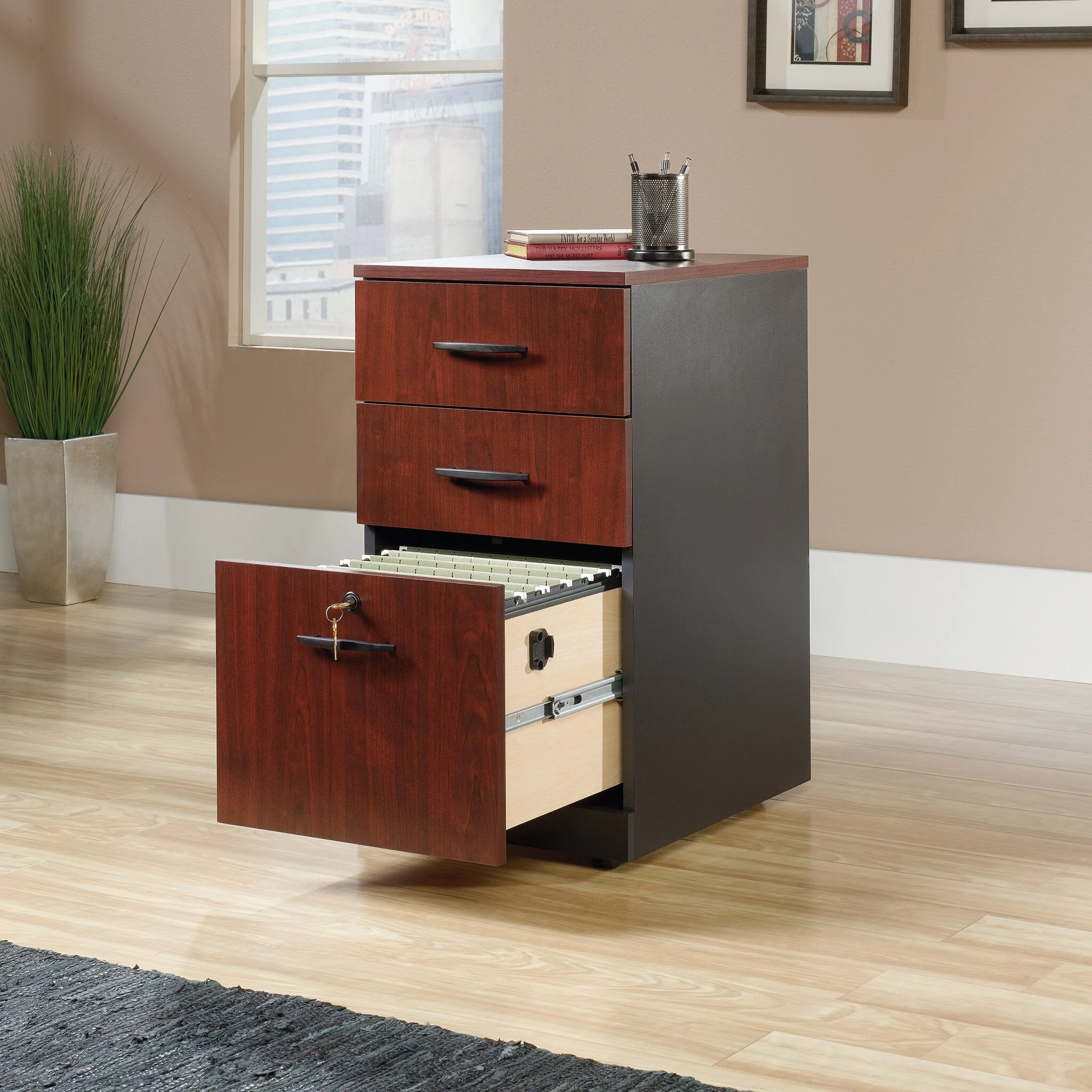 Palm Crest Commercial Grade 3-Drawer Filing Cabinet - Image 9