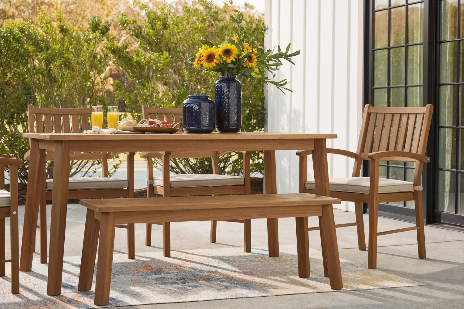 Panama Patio Dining Bench - Image 7