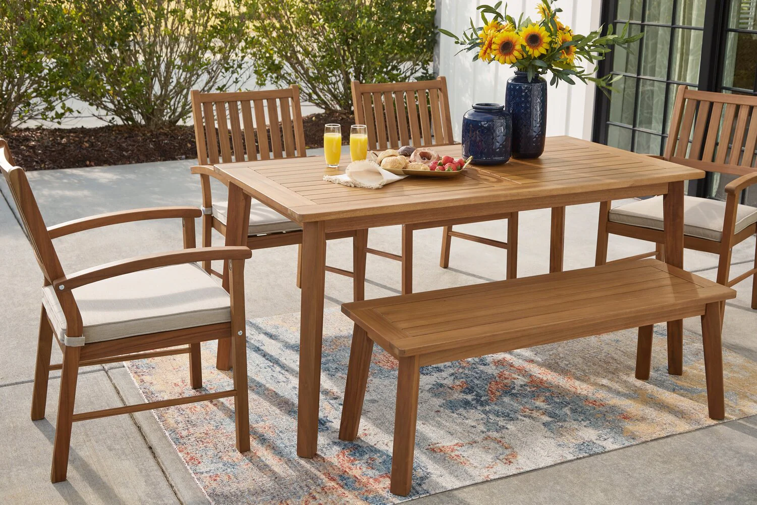 Panama Patio Dining Bench - Image 8