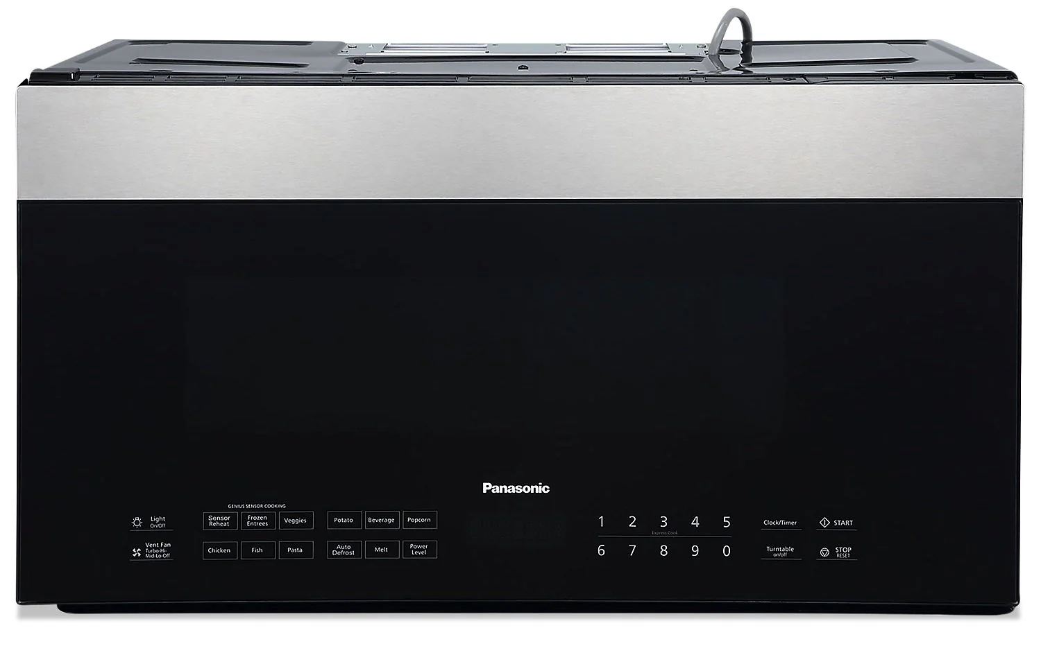 Panasonic 1.9 Cu. Ft. 400 CFM Over-the-Range Genius® Microwave - NN-SG158S
