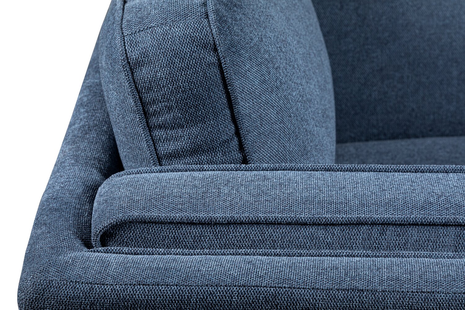 Patrice Linen-Look Chair - Blue - Image 7