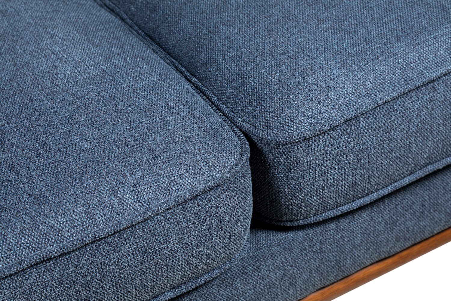 Patrice Linen-Look Loveseat - Blue - Image 4