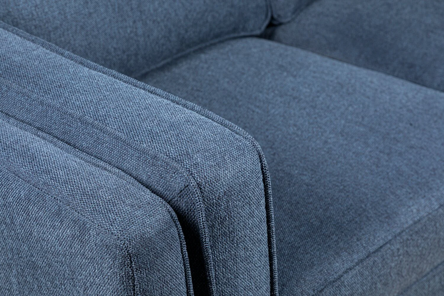 Patrice Linen-Look Loveseat - Blue - Image 6