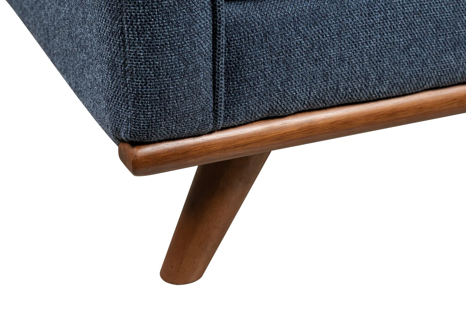 Patrice Linen-Look Loveseat - Blue - Image 7