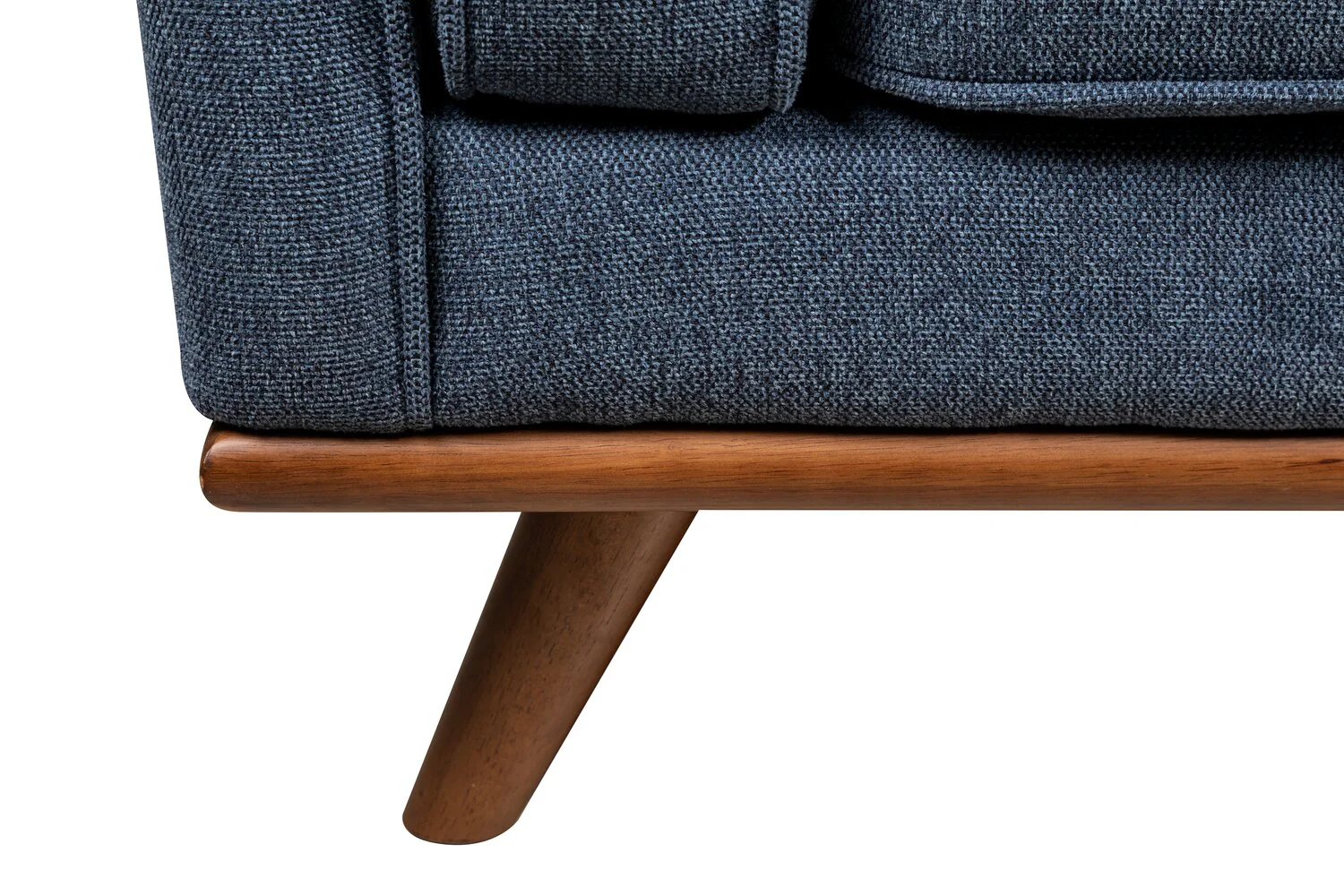 Patrice Linen-Look Loveseat - Blue - Image 9