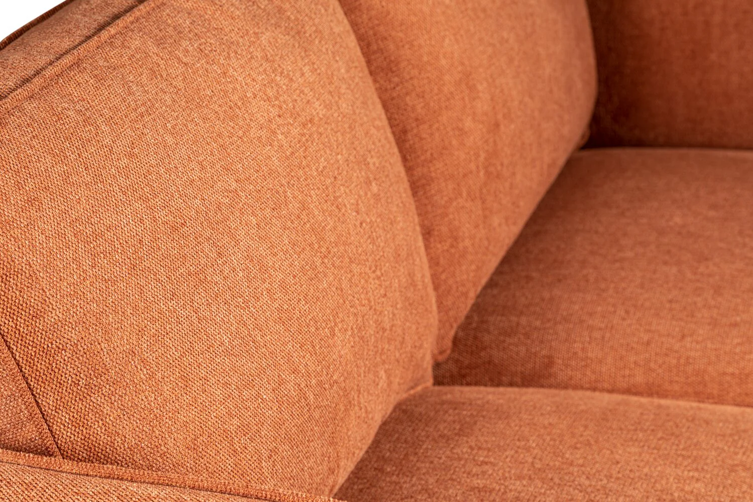 Patrice Linen-Look Loveseat - Orange - Image 6
