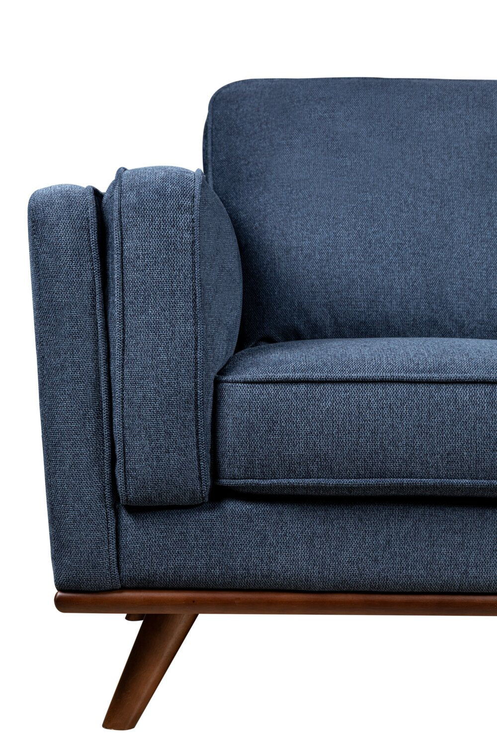 Patrice Linen-Look Sofa - Blue - Image 10