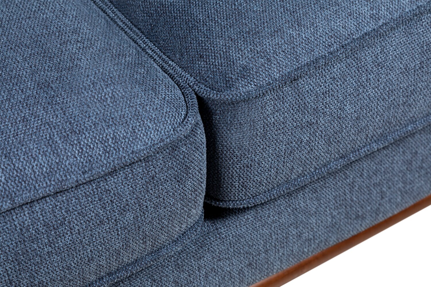 Patrice Linen-Look Sofa - Blue - Image 12