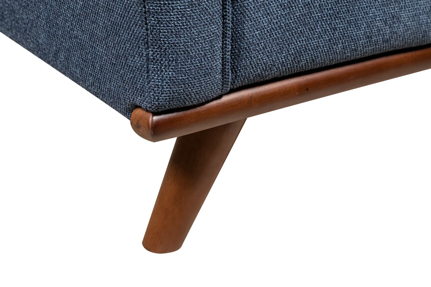 Patrice Linen-Look Sofa - Blue - Image 4