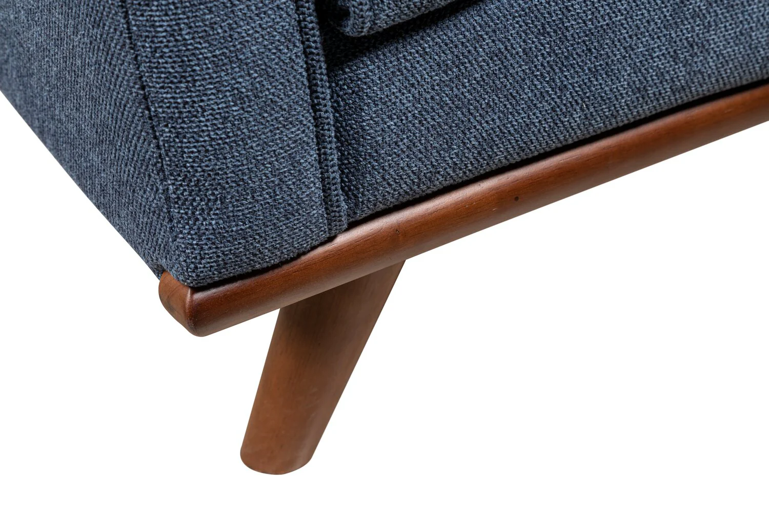 Patrice Linen-Look Sofa - Blue - Image 5