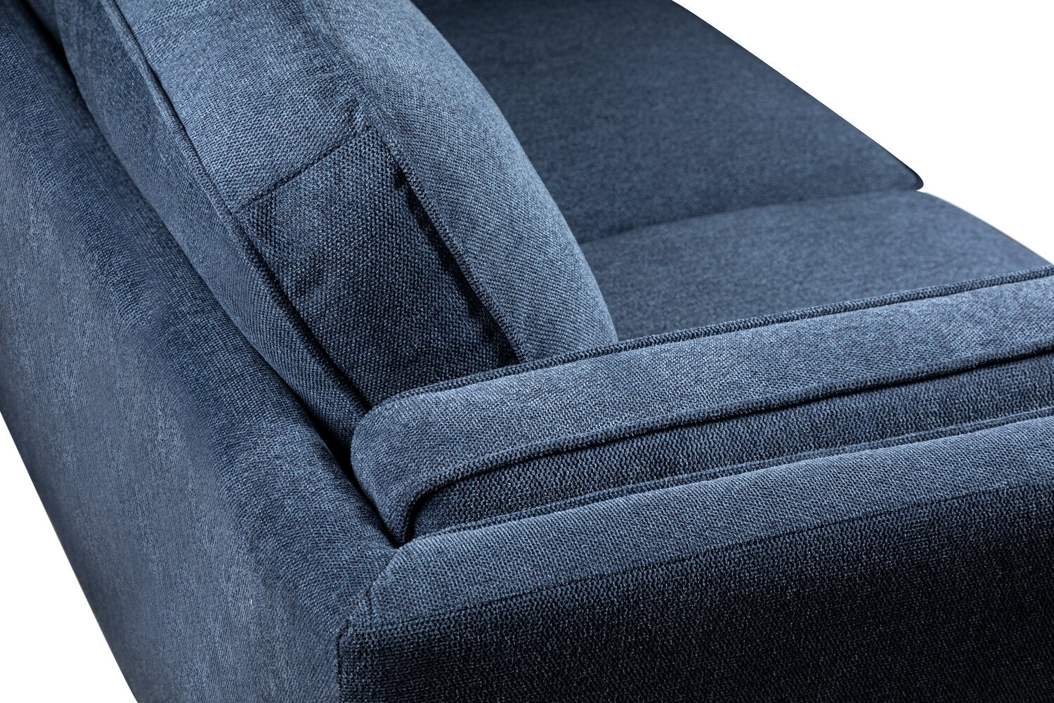 Patrice Linen-Look Sofa - Blue - Image 8