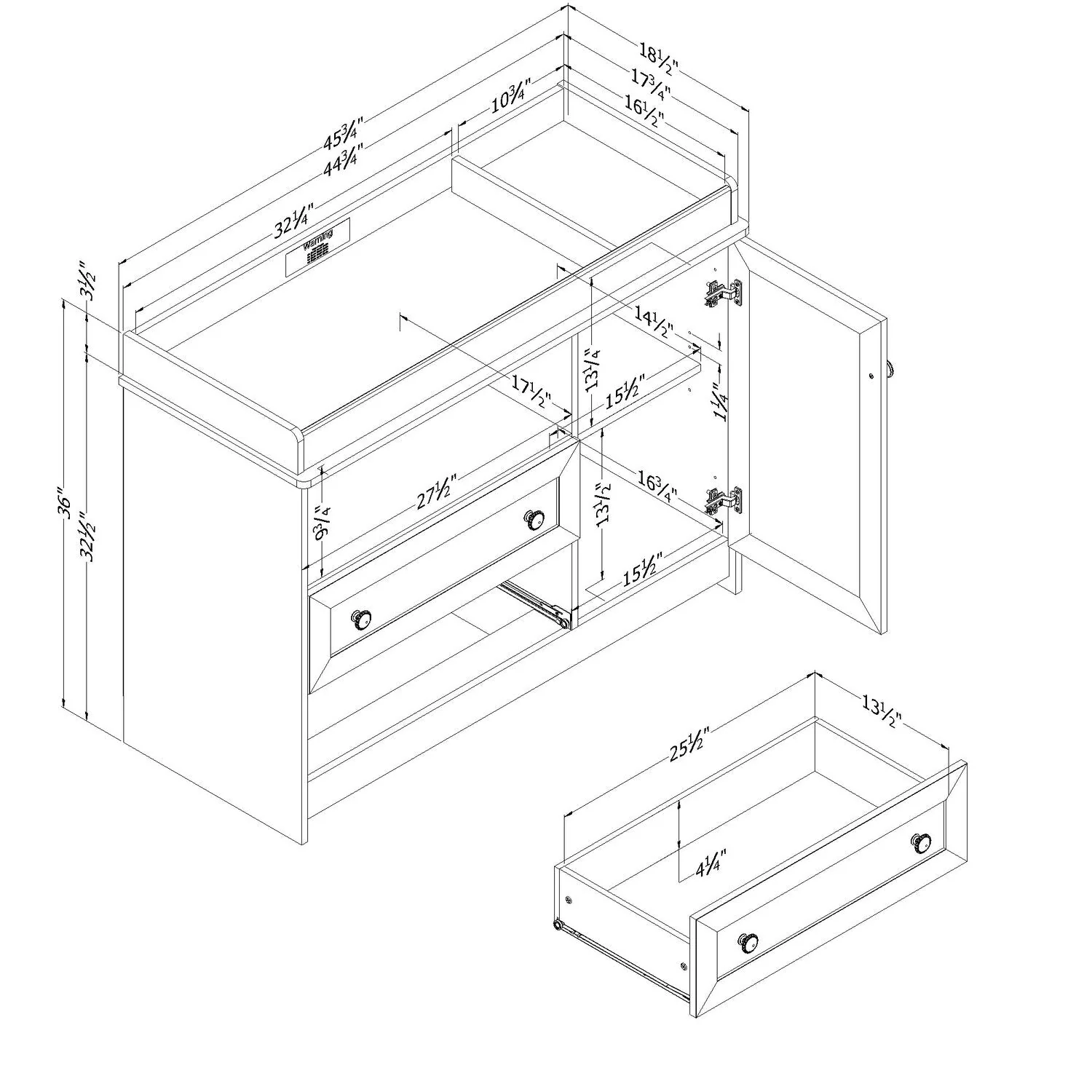 Pelmo Changing Table - Image 15