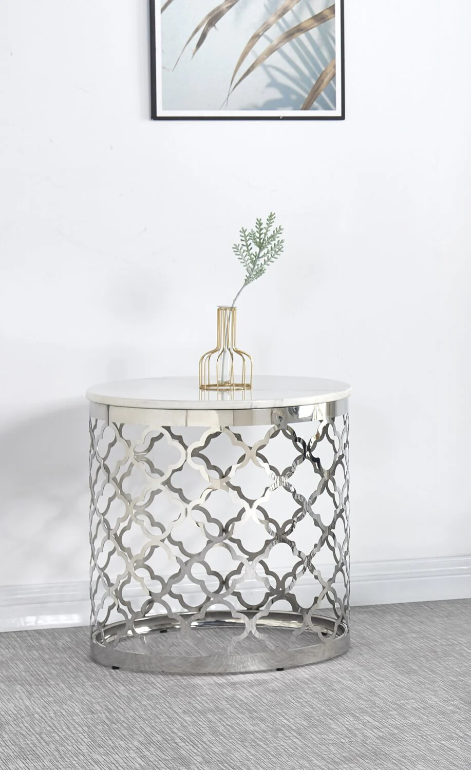 Peoria End Table - White - Image 4