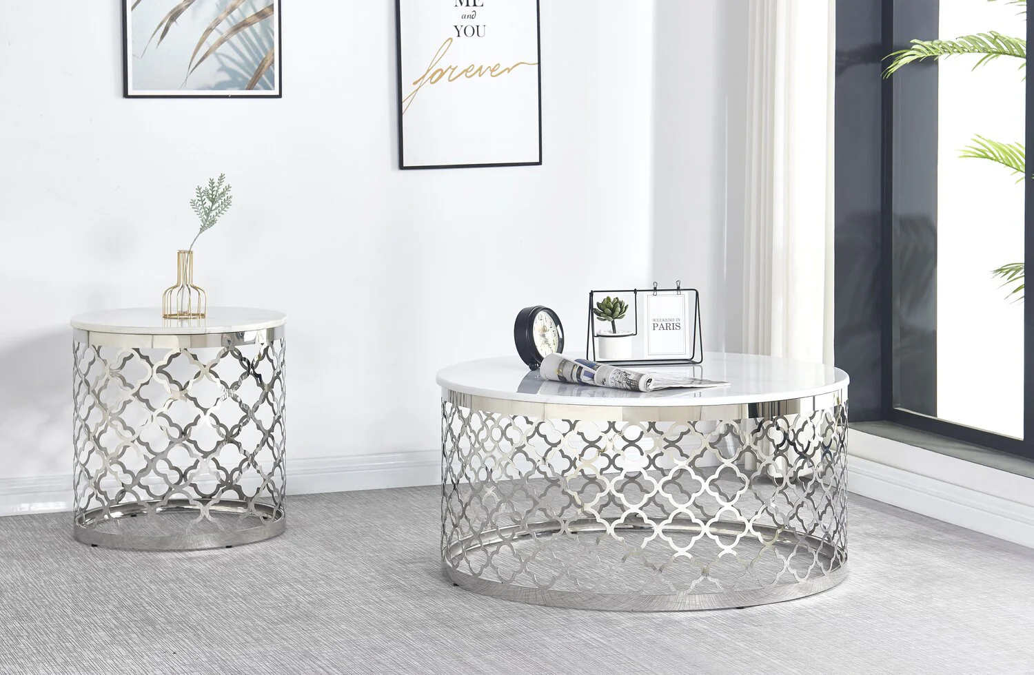 Peoria End Table - White - Image 5
